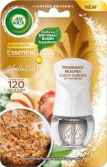 Air Wick elektrický osviežovač vzduchu strojček a náplň - Vôňa vanilkového pečiva 19 ml