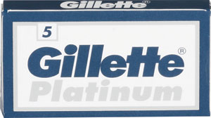 Gillette Double Edge Platinum jednorázové žiletky 5 ks