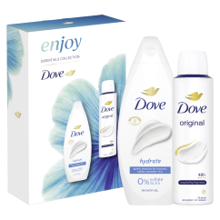 Dove Darčekový Set Hydrate + Original – Sprchový Gél 250 ml + Deodorant 150 ml