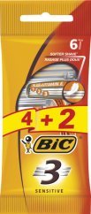 BIC 3 Sensitive pánske holítka 4+2ks