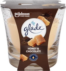 Glade vonná sviečka Honey & Chocolate 112 g