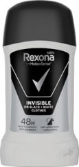 Rexona Men antiperspirant tuhý stick Invisible Black + White 50 ml