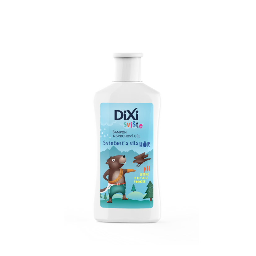 DIXI Svište Šampón a sprchový gél Sviežosť a sila hôr 100 ml DIXI Svište Šampón a sprchový gél Sviežosť a sila hôr 100 ml