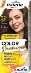 Palette Color Shampoo farba na vlasy 5-0 stredne hnedý, 1 ks