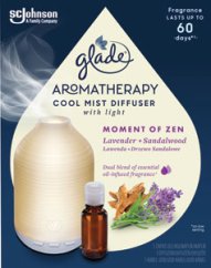 Glade Aromatherapy Cool Mist Pure Happiness difuzér + náplň 17,4 ml
