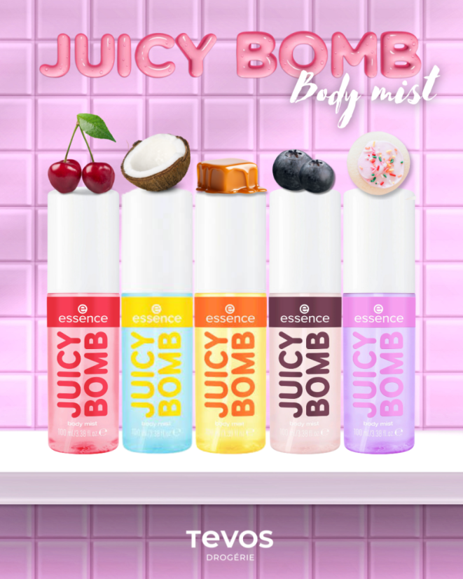 Essence JUICY BOMB sweet drop body mist 102
