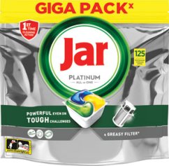 Jar Platinum Lemon tablety do umývačky riadu 125 ks