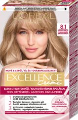 L’Oréal Paris Excellence Crème farba na vlasy 8.1 Svetlá popolavá blond, 1 ks