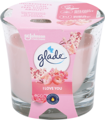 Glade vonná sviečka I LOVE YOU 112 g