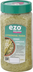 EZO Vonná kúpeľová soľ Wellness Citronová tráva, 1 200 g