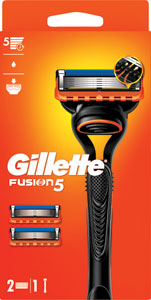 Gillette Fusion5 holiaci strojček + 2 náhradné hlavice, 1 ks