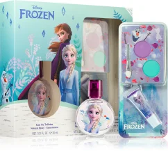 Detský balíček Frozen - lesk na pery + očné tiene + voňavka 30 ml