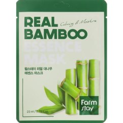 FARMSTAY Real Bamboo Essence Mask – výživná textilná pleťová maska