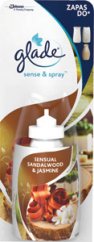Glade Sense & Spray náhradná náplň Sensual Sandalwood & Jasmine 18 ml