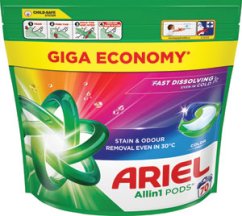 Ariel All-in-1 PODS gélové kapsule na farebné prádlo 70 PD