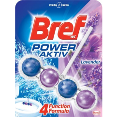 Bref tuhý WC blok PowerAktiv Levanduľa 50g