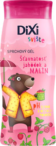 DIXI Svište sprchový gél Šťavnatosť jahôdok a malín 400 ml DIXI Svište sprchový gél Šťavnatosť jahôdok a malín 400 ml