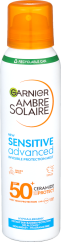Garnier Ambre Solaire Sensitive Advanced sprej s ceramidmi SPF 50 150 ml
