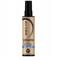 Syoss Keratin Volume Heat Protect sprej na vlasy, 200 ml