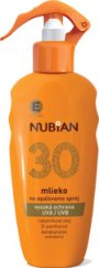Nubian mlieko na opaľovanie v spreji SPF 30 200 ml