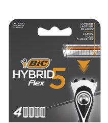 BIC Flex5 Hybrid náhradné hlavice 4 ks