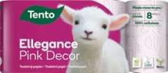 Tento toaletný papier Pink Decor 3-vrstvový 8 ks