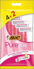 BIC 3 dámske holítka Pure Lady Pink 4+2ks