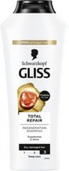Gliss Kur šampón Total Repair pre suché a poškodené vlasy 400 ml
