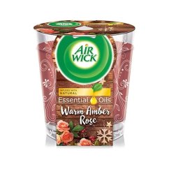 Air Wick sviečka Jantárová ruža 105g