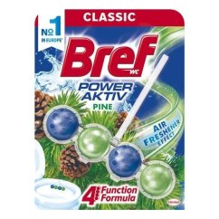 Bref tuhý WC blok PowerAktiv Pine 50g