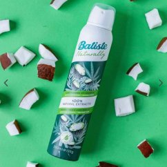 Batiste Naturally suchý šampón Coconut & Hemp 200 ml