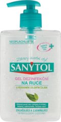 Sanytol dezinfekčný gél na ruky Zelený čaj 250 ml