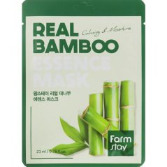 FARMSTAY Real Bamboo Essence Mask – výživná textilná pleťová maska