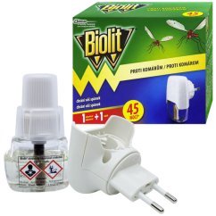 Biolit elektrický odpudzovač hmyzu s náplňou 27ml - účinnosť až 45 nocí