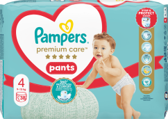 Pampers Premium Pants veľkosť 4 (9–15 kg) 38 ks