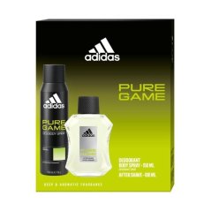 Adidas darčeková sada Pure Game – voda po holení 100 ml + dezodorant
