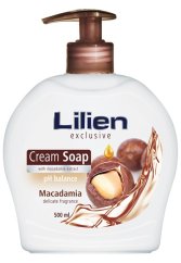 Lilien krémové tekuté mydlo s dávkovačom Makadam, 500 ml
