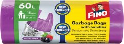 Fino premium handles HD vrecia na odpad s ušami 60 l 15 ks