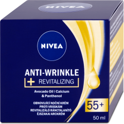 Nivea obnovujúci nočný krém proti vráskam 55+, 50 ml