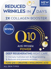 Nivea Q10 Power nočný pleťový krém proti vráskam 50 ml