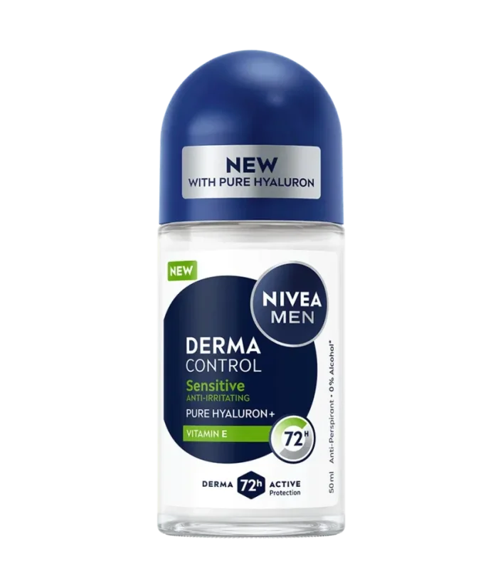 Nivea Men Derma Sensitive guľôčkový antiperspirant, 50 ml