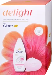 Dove darčekové balenie Sprchový gél 250 ml + Beauty Cream mydlo 95 g. + hubka