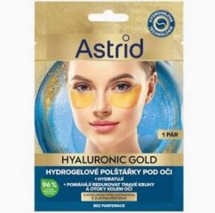 Astrid Hyaluron Gold vankúšiky pod oči, hydratačné