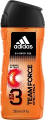 Adidas Team Force pánsky sprchový gél 3v1 400 ml