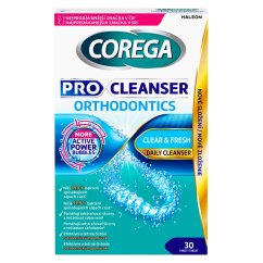 Corega čistiace tablety na ortodonticke pomôcky 30 ks