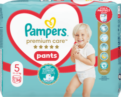 Pampers Premium Pants veľkosť 5 (11–17 kg) 34 ks
