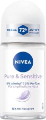 Nivea dámsky guľôčkový Pure & Sensitive  50 ml