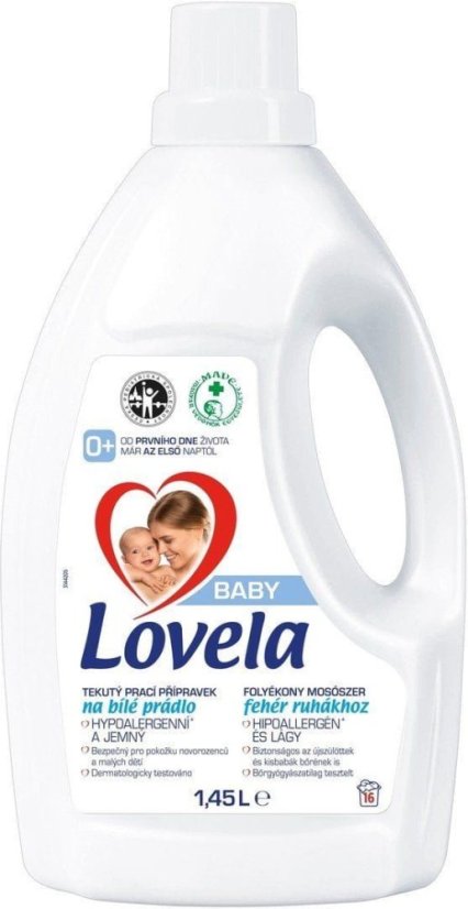 Lovela Baby tekutý prací prípravok White 16 PD 1,45 l