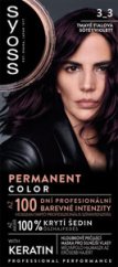 Syoss Permanent Color 3-3 tmavofialová – farba na vlasy