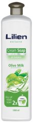 Lilien krémové tekuté mydlo Oliva, 1 l